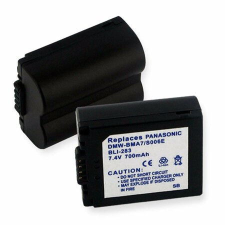 EMPIRE 7.4V Panasonic DMW-BMA7 Li-ion .7 mAh Battery - 5.18 watt BLI-283